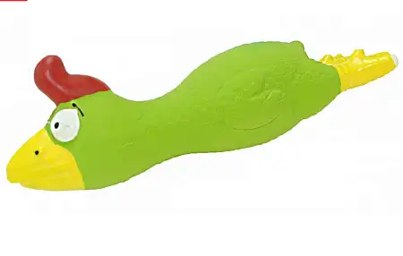 Купить homepet игрушка для собак  латекс петух с пищалкой